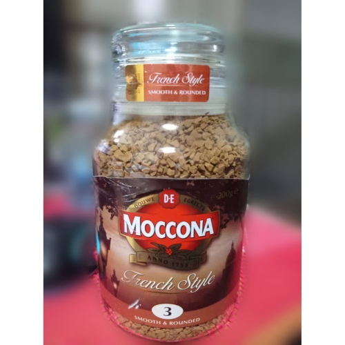有現貨 不用等喔!! 澳洲Moccona摩可納咖啡3號法式速溶黑咖啡輕度烘培提神200g