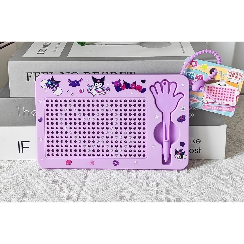 🇹🇼出貨｜三麗鷗磁吸鋼珠畫板鑰匙圈｜解壓磁性迷宮｜走珠筆趣味掛件｜療癒減壓小物-規格圖3