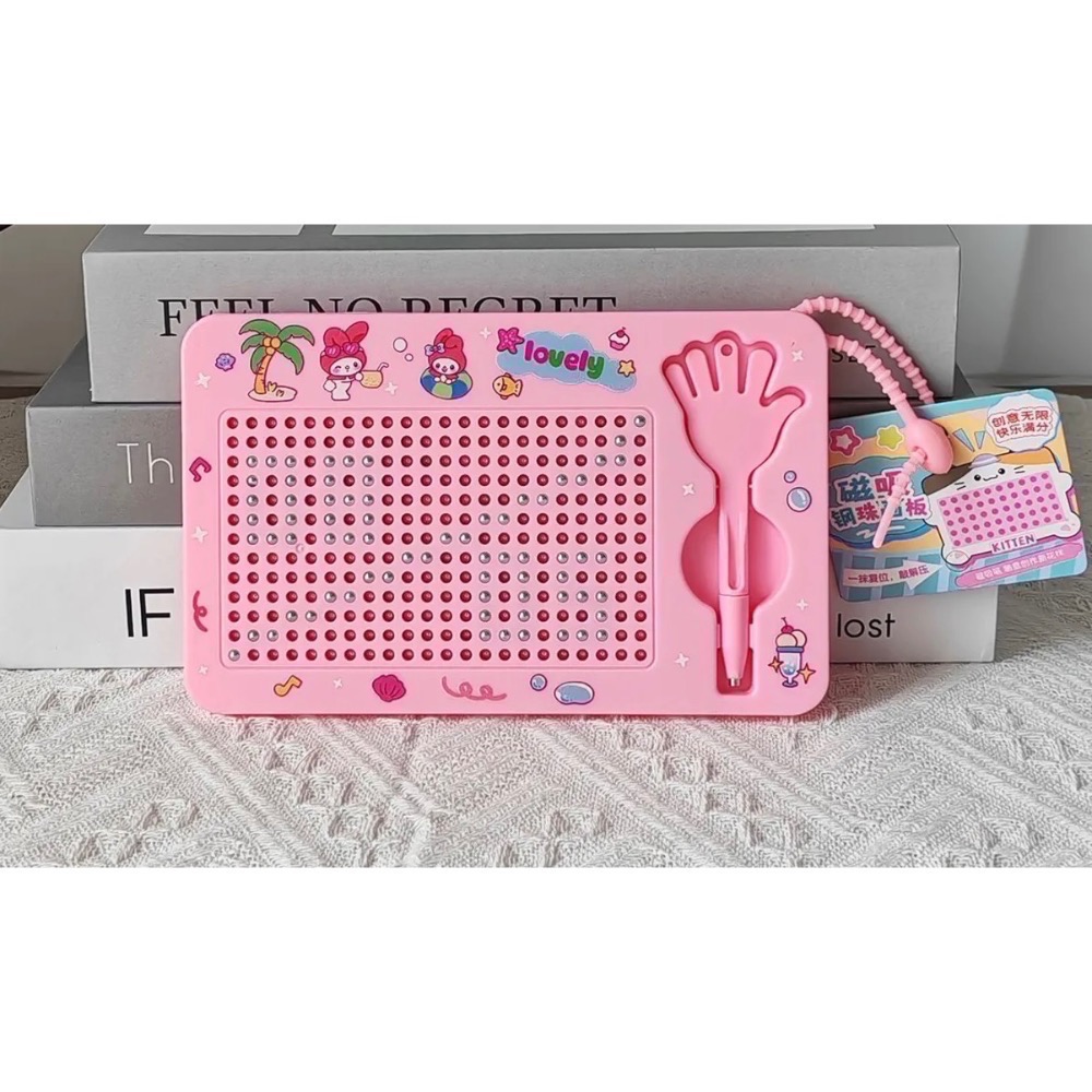 🇹🇼出貨｜三麗鷗磁吸鋼珠畫板鑰匙圈｜解壓磁性迷宮｜走珠筆趣味掛件｜療癒減壓小物-規格圖3