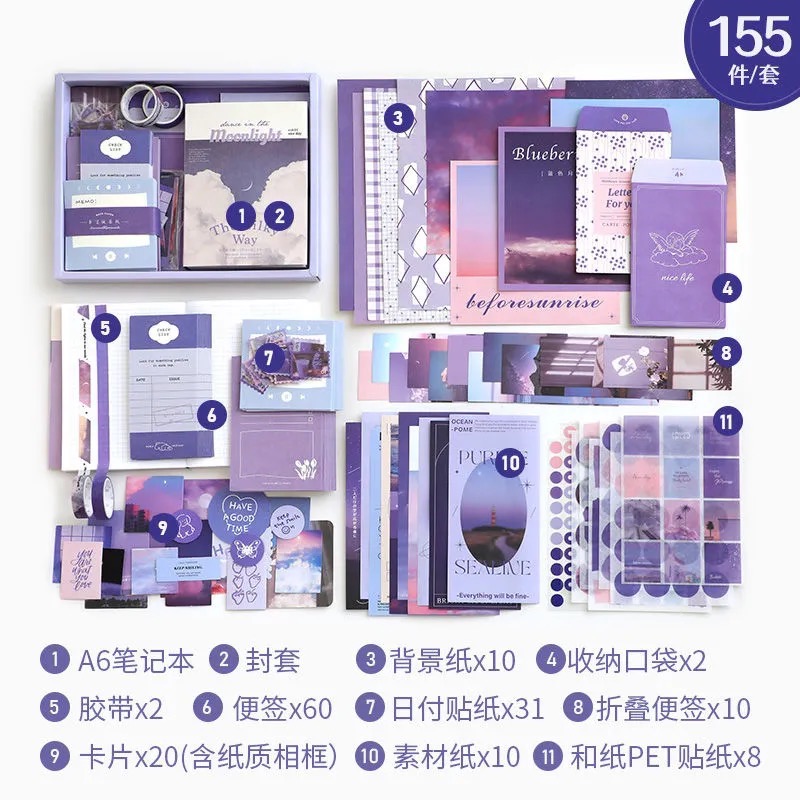 🎀貼紙/手帳系列🎀 懷舊復古手帳貼紙套裝｜手帳好物｜復古拼貼｜文創小物｜手帳本禮盒-規格圖6