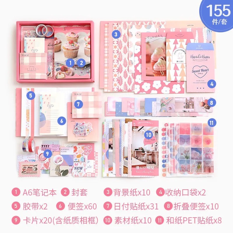 🎀貼紙/手帳系列🎀 懷舊復古手帳貼紙套裝｜手帳好物｜復古拼貼｜文創小物｜手帳本禮盒-規格圖6