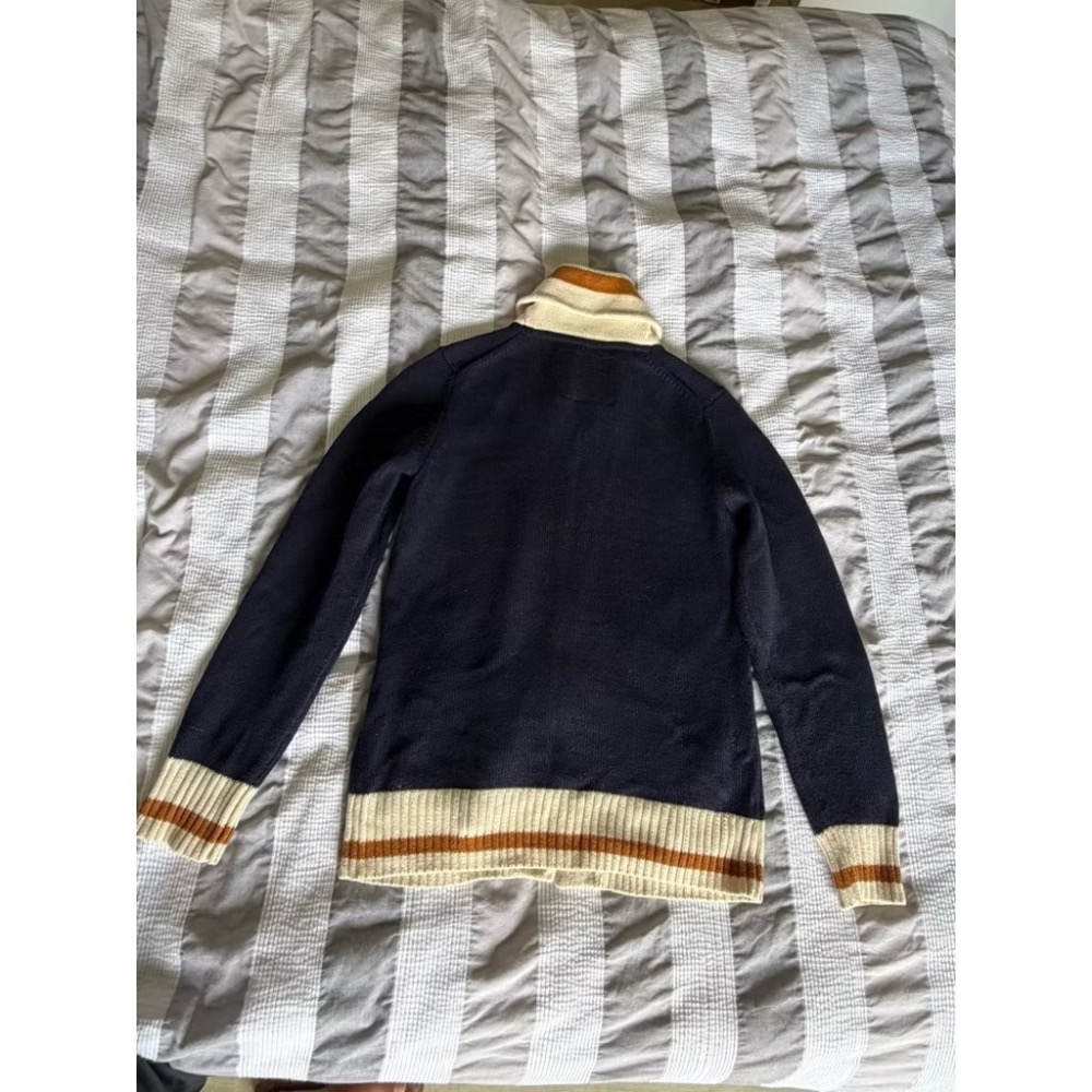 Roots 男款藍色毛衣外套｜尺寸 XXS｜7 成新-細節圖4