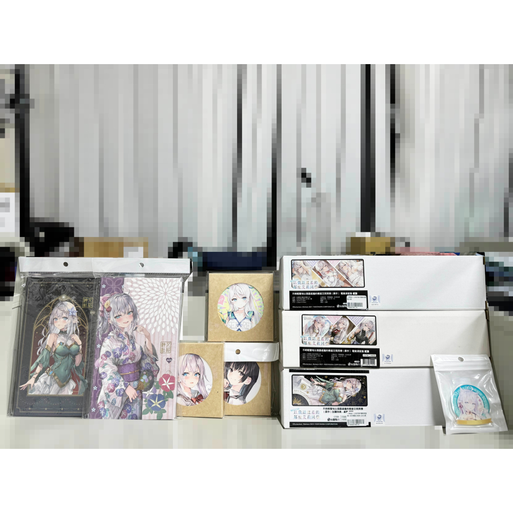 台灣角川正版精品 艾莉同學 動漫展 漫博展 掛軸 抱枕 午睡枕 杯墊 精品 收藏品 特裝版 限定版-細節圖2