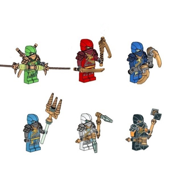 樂高 LEGO 71813 攀爬忍者 人偶全套-細節圖2