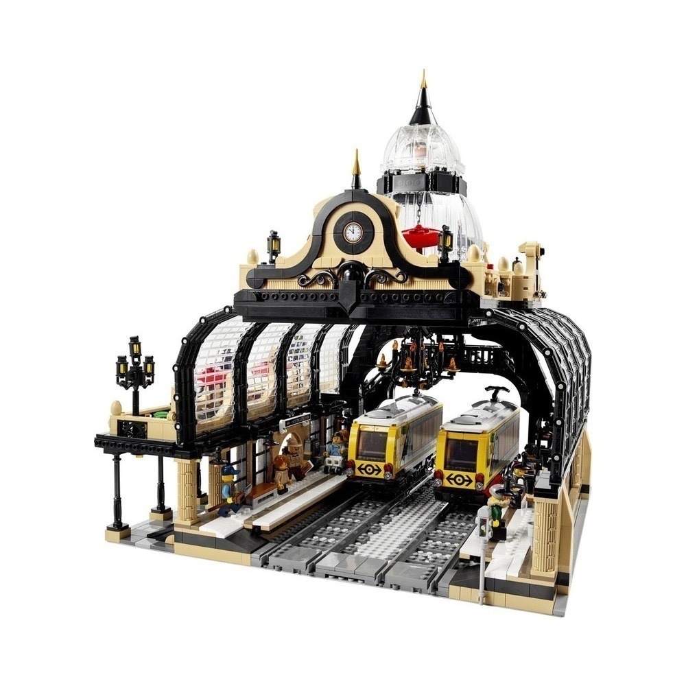 已組樂高近全新 LEGO BL系列 Bricklink 910002 斯圖加特火車站-細節圖2