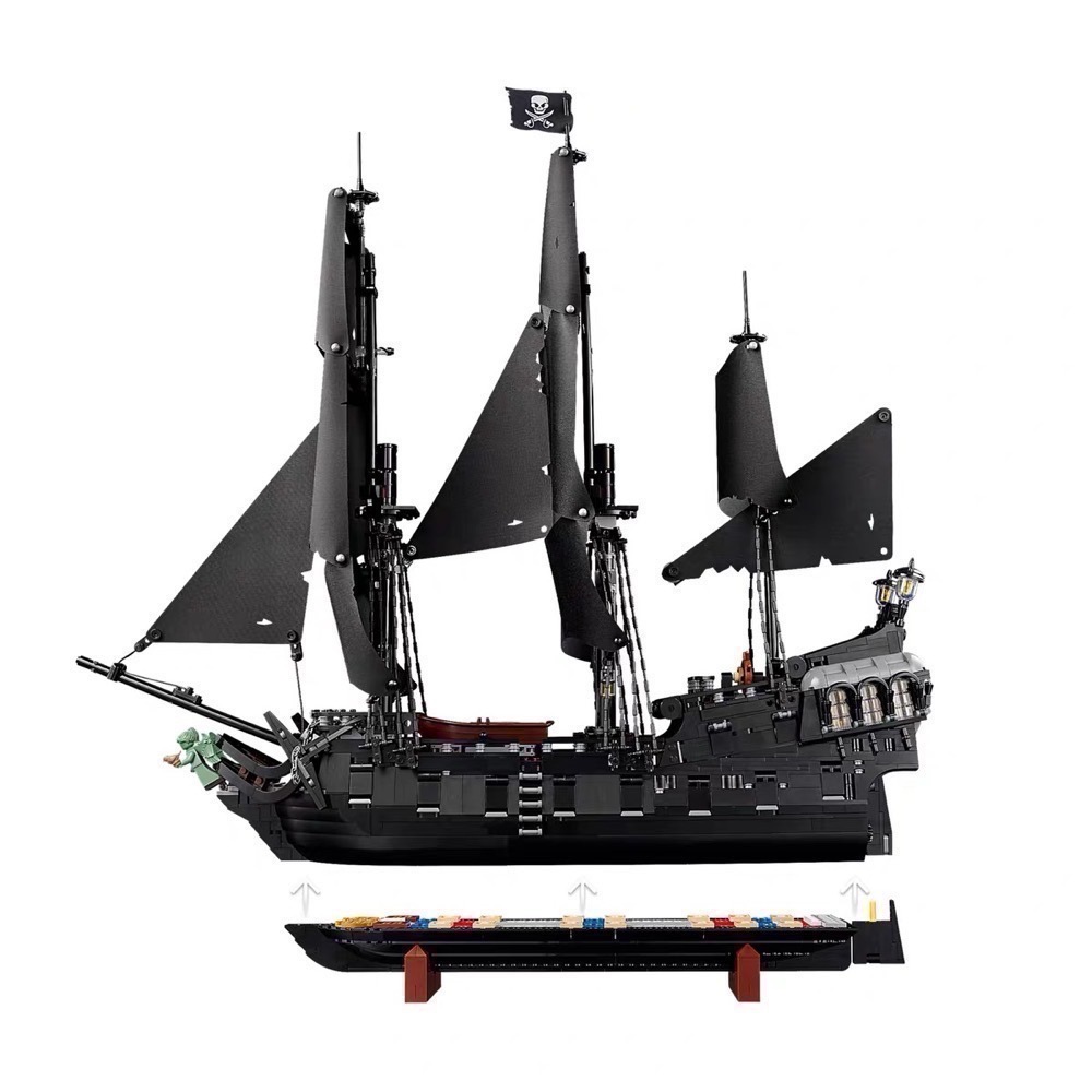 拆售樂高 LEGO 10365 史傑克船長的海盜船 黑珍珠號-細節圖2