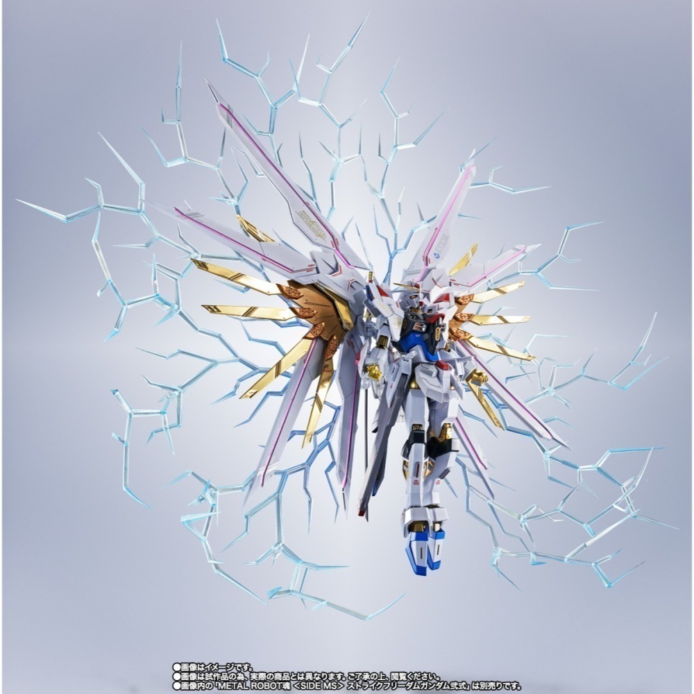 【全新現貨】METAL ROBOT魂 日魂限定 全能攻擊自由鋼彈專用 榮耀護衛機&特效零件套組-細節圖3