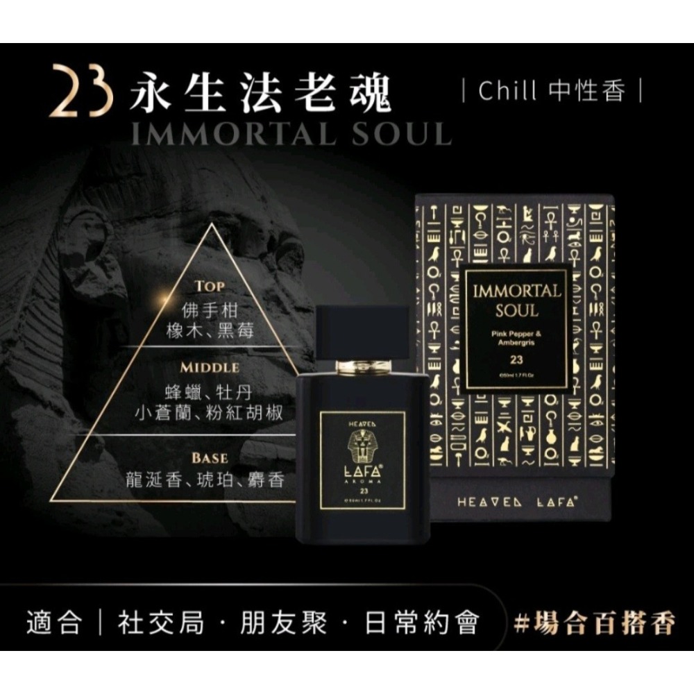 HEAVEN LAFA 🚗天堂費洛香🚗香水🚗男女共用🚗神獸阿努比🚗永生法老魂🚗金字塔戀人🚗生命馥之鑰🚗-細節圖3