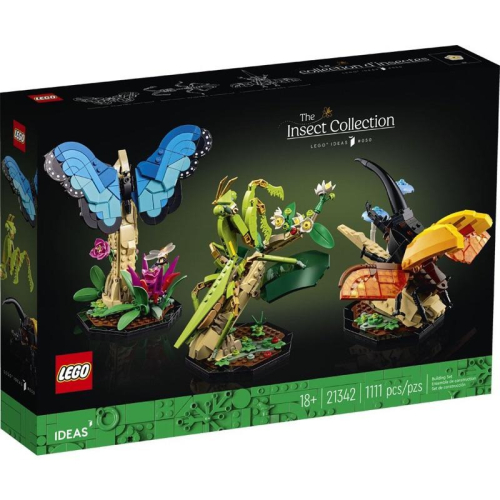𝄪 樂麋 𝄪 LEGO 樂高 21342 IDEAS 昆蟲集錦The Insect Collection