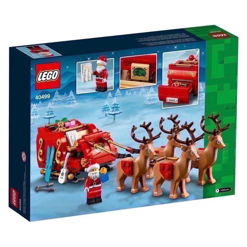 𝄪 樂麋 𝄪  LEGO 樂高 40499 聖誕節系列 耶誕老人的雪橇 Santa＇s Sleigh-細節圖2