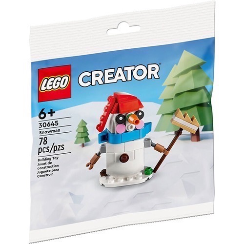 𝄪 樂麋 𝄪 LEGO 樂高 30645 雪人 Snowman polybag