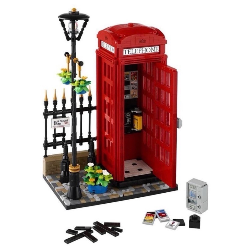 𝄪 樂麋 𝄪LEGO 樂高 21347 IDEAS系列 倫敦紅色電話亭 Telephone Box-細節圖2