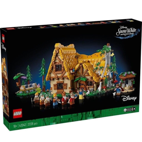 𝄪 樂麋 𝄪 LEGO 樂高 43242 迪士尼系列 白雪公主小屋 七矮人 小矮人