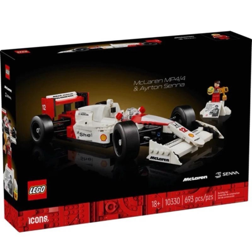 𝄪 樂麋 𝄪 LEGO 10330 麥拉倫 McLaren MP4/4 &amp; Ayrton Senna 艾爾頓．冼拿