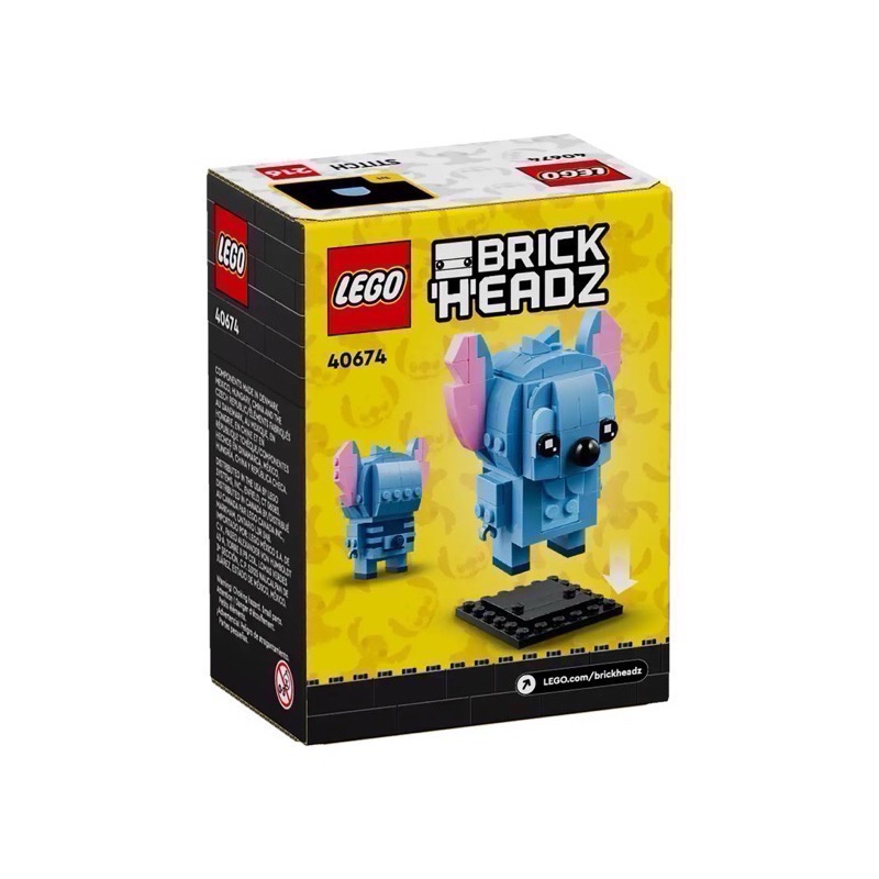 𝄪 樂麋 𝄪 LEGO 樂高 40674 史迪奇 Stitch BrickHeadz-細節圖2