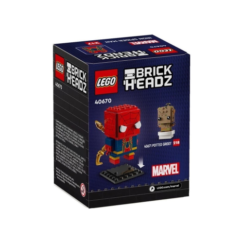 𝄪 樂麋 𝄪 LEGO 樂高 大頭系列 40670 鋼鐵蜘蛛人 漫威 Marvel