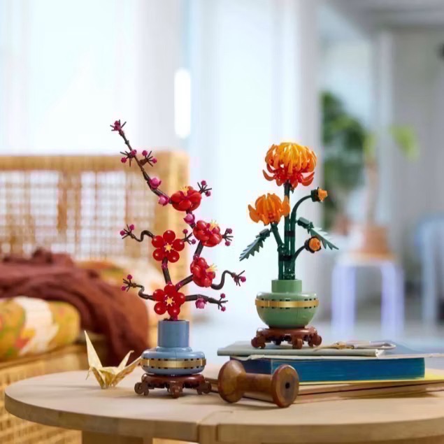 𝄪 樂麋 𝄪 LEGO 樂高 10368 菊花 10369 梅花 10343 迷你蘭 10344 富貴竹 梅蘭竹菊-細節圖4