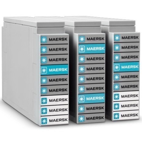 𝄪 樂麋 𝄪 LEGO 樂高 40955 馬士基雙燃料貨櫃船 Maersk Container Vessel-細節圖5