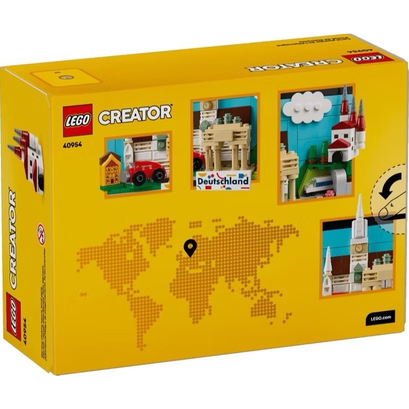𝄪 樂麋 𝄪 LEGO 樂高 40954 德國明信片 Germany Postcard-細節圖2