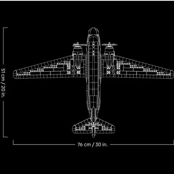 𝄪 樂麋 新竹6300 𝄪 LEGO 樂高 11378 道格拉斯 Douglas DC-3 泛美航空客機 PAN-細節圖7