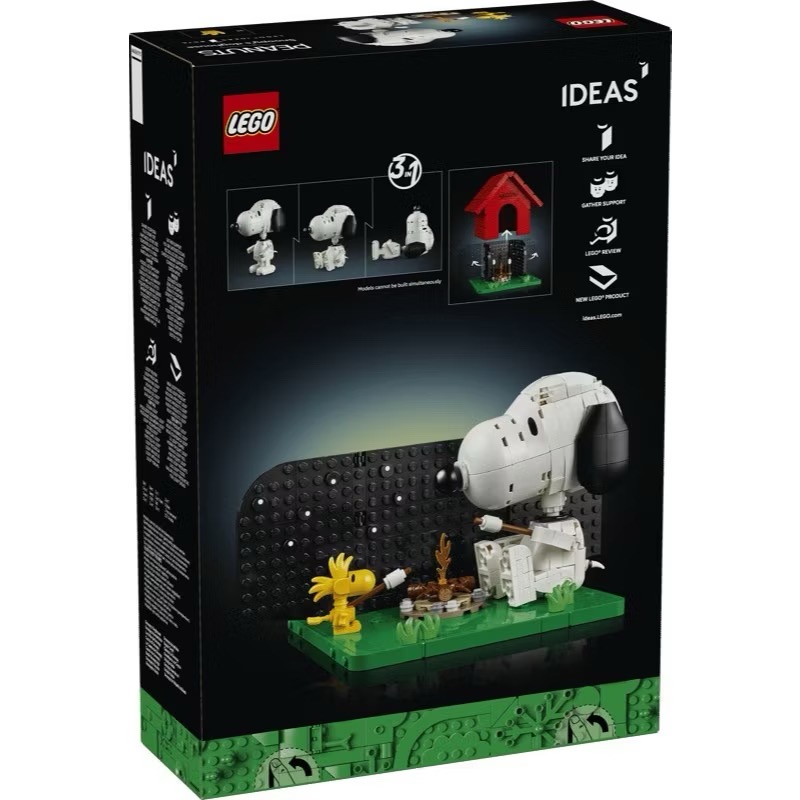 𝄪 樂麋 𝄪 LEGO 樂高 LEGO 21368 花生漫畫：史努比的狗屋 Peanuts Snoopy-細節圖2