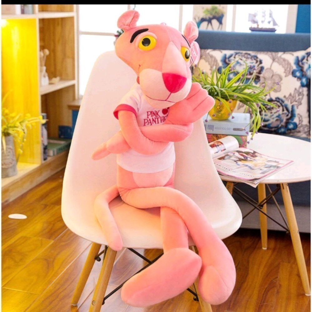粉紅豹娃娃毛毛絨玩具（60公分200元）（80公分220元）（100公分240元）（130公分270元-細節圖2