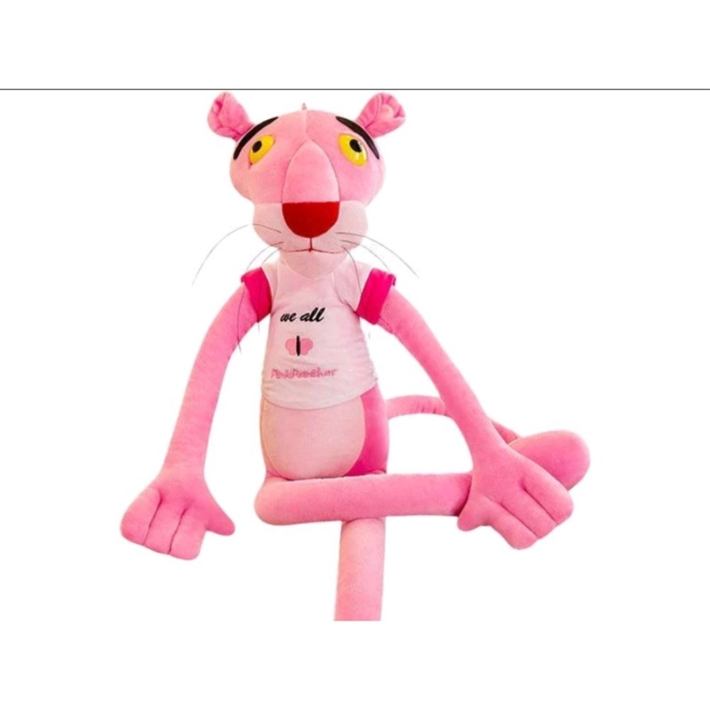 粉紅豹娃娃毛毛絨玩具（60公分200元）（80公分220元）（100公分240元）（130公分270元-細節圖4