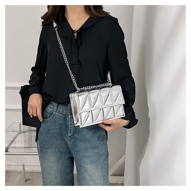 韓版百搭鏈條包-細節圖2