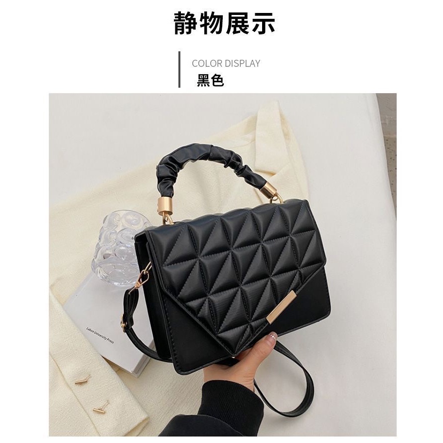 皺褶洋氣手提包-細節圖6