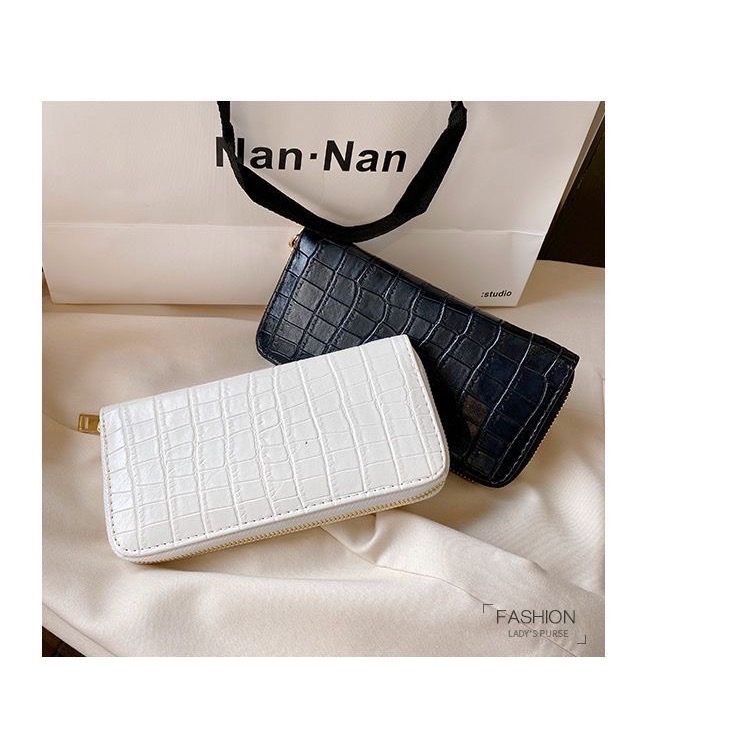 鱷魚紋壓花長夾-細節圖6