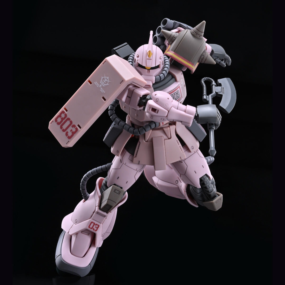 [VM模玩] 現貨 PB限定 萬代 HG 1/144 沙漠型薩克 粉紅獵豹隊 ZAKU DESERT TYPE-細節圖5