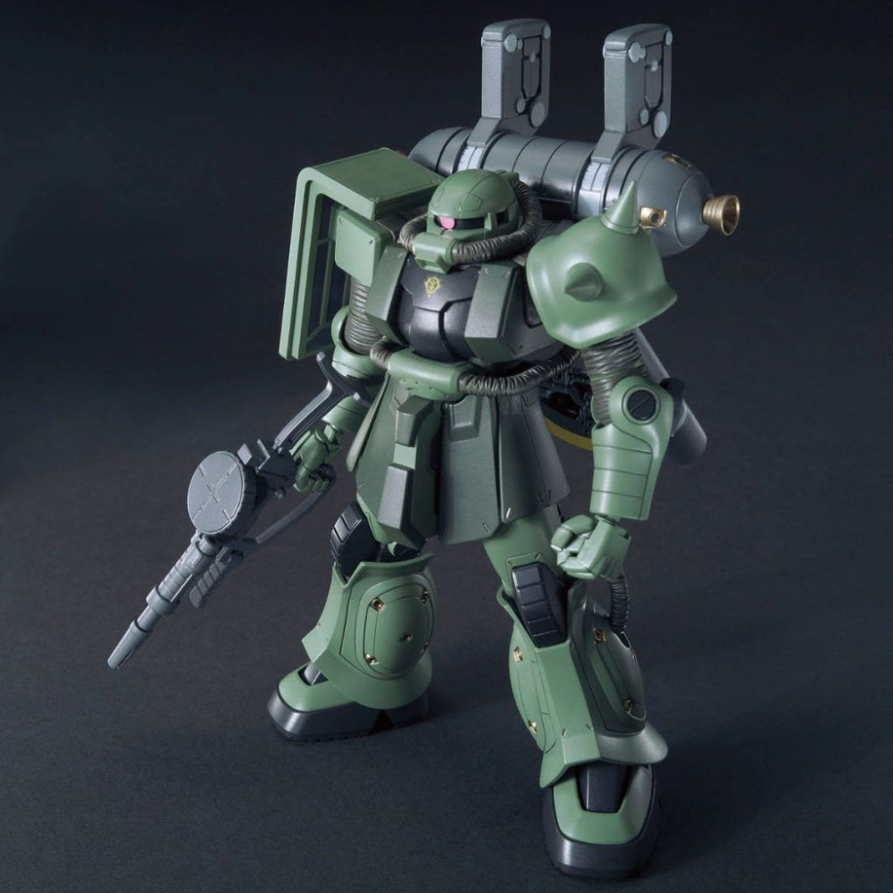 [VM模玩] 萬代 HG 1/144 MS-06 量產型薩克Ⅱ+大砲 巨型步槍 雷霆宙域動畫配色Ver.-細節圖2