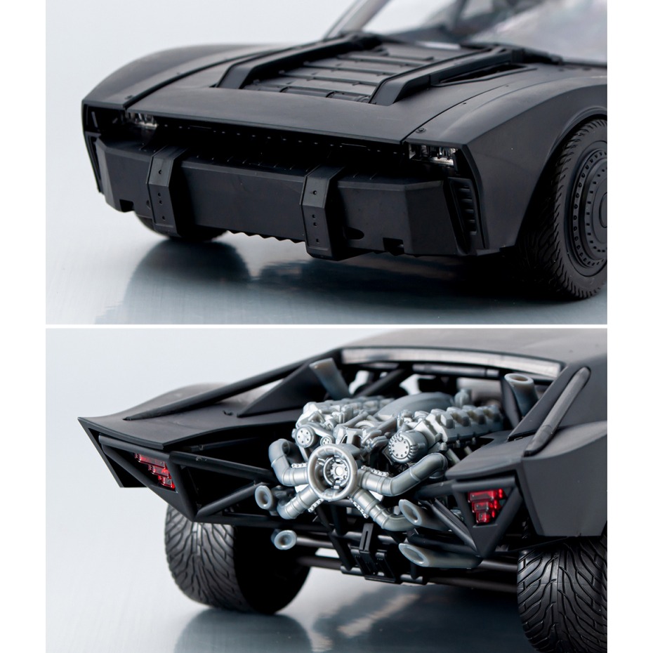 [VM模玩] 現貨 萬代 蝙蝠俠 BATMAN 1/35 蝙蝠車 2022蝙蝠俠電影Ver. 組裝模型-細節圖4