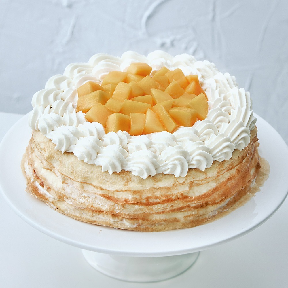 【LS手作甜點】黃金芒果千層蛋糕(8吋)(季節限定父親節蛋糕)-細節圖3