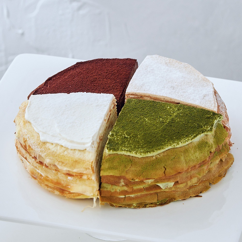 【LS手作甜點】綜合千層蛋糕(香草+抹茶+巧克力+伯爵)(8吋)-細節圖2