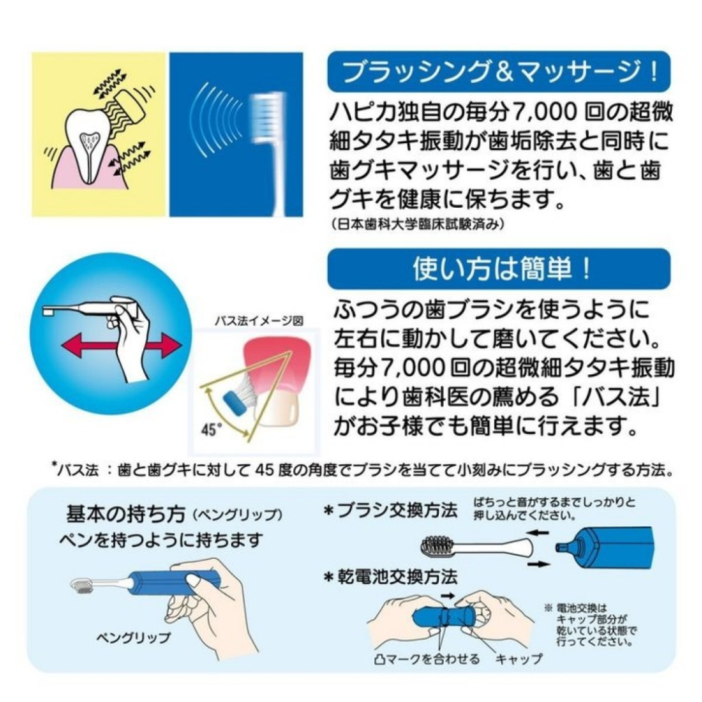 限時優惠-日本好市多限定HAPICA角落生物兒童電動牙刷套組（現貨）-細節圖3