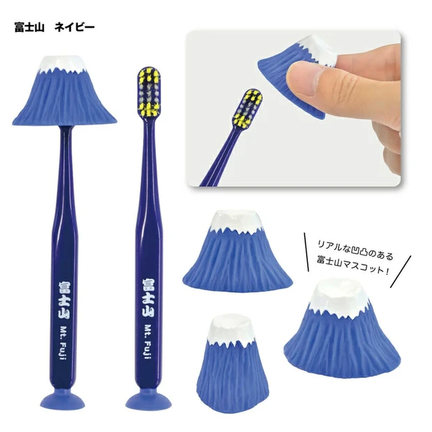 (現貨)日本人氣吉祥物造型牙刷🪥（富士山🗻＆招財貓🐱系列）-細節圖2