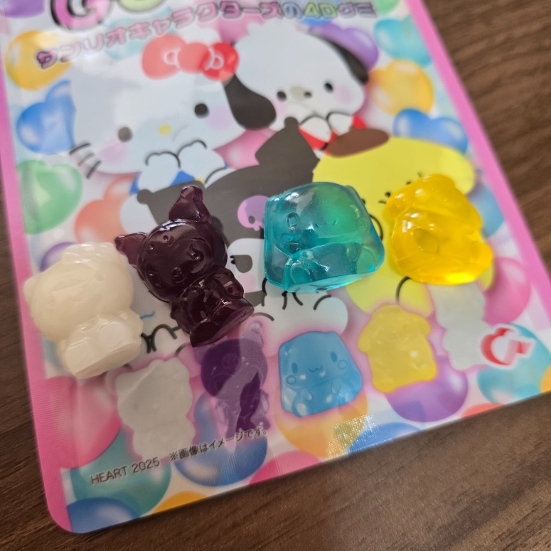 日本BANDAI NAMCO × Sanrio 三麗鷗角色4D立體果凍軟糖 38g EXP2026.9.8-細節圖6