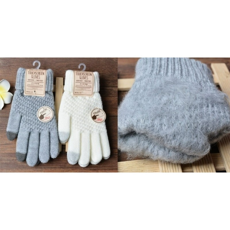 ✸恐小龍B&F✸ 出口日本 高品質針織可觸屏保暖手套-細節圖6