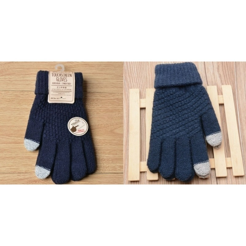 ✸恐小龍B&F✸ 出口日本 高品質針織可觸屏保暖手套-細節圖7