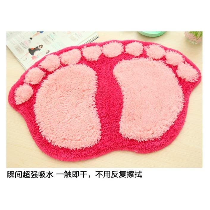 ✸恐小龍B&F✸ 可愛大腳丫吸水地墊 門墊 !-細節圖3