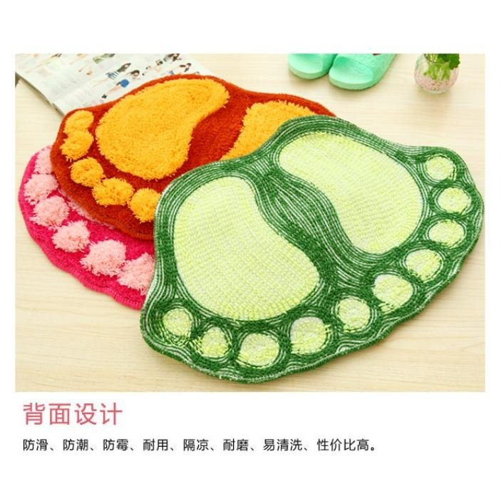 ✸恐小龍B&F✸ 可愛大腳丫吸水地墊 門墊 !-細節圖4
