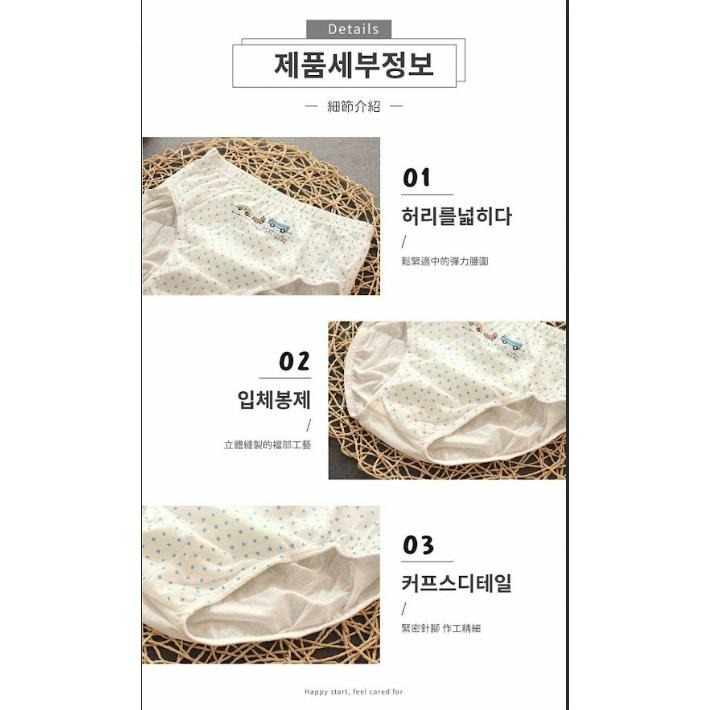 ✸恐小龍B&F✸  韓國有機棉 兒童內褲5件組-細節圖3