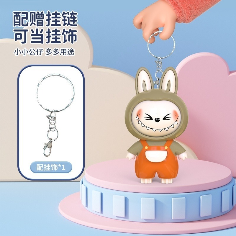 泡泡瑪特Labubu 拉布布變臉公仔 1組1隻-細節圖7