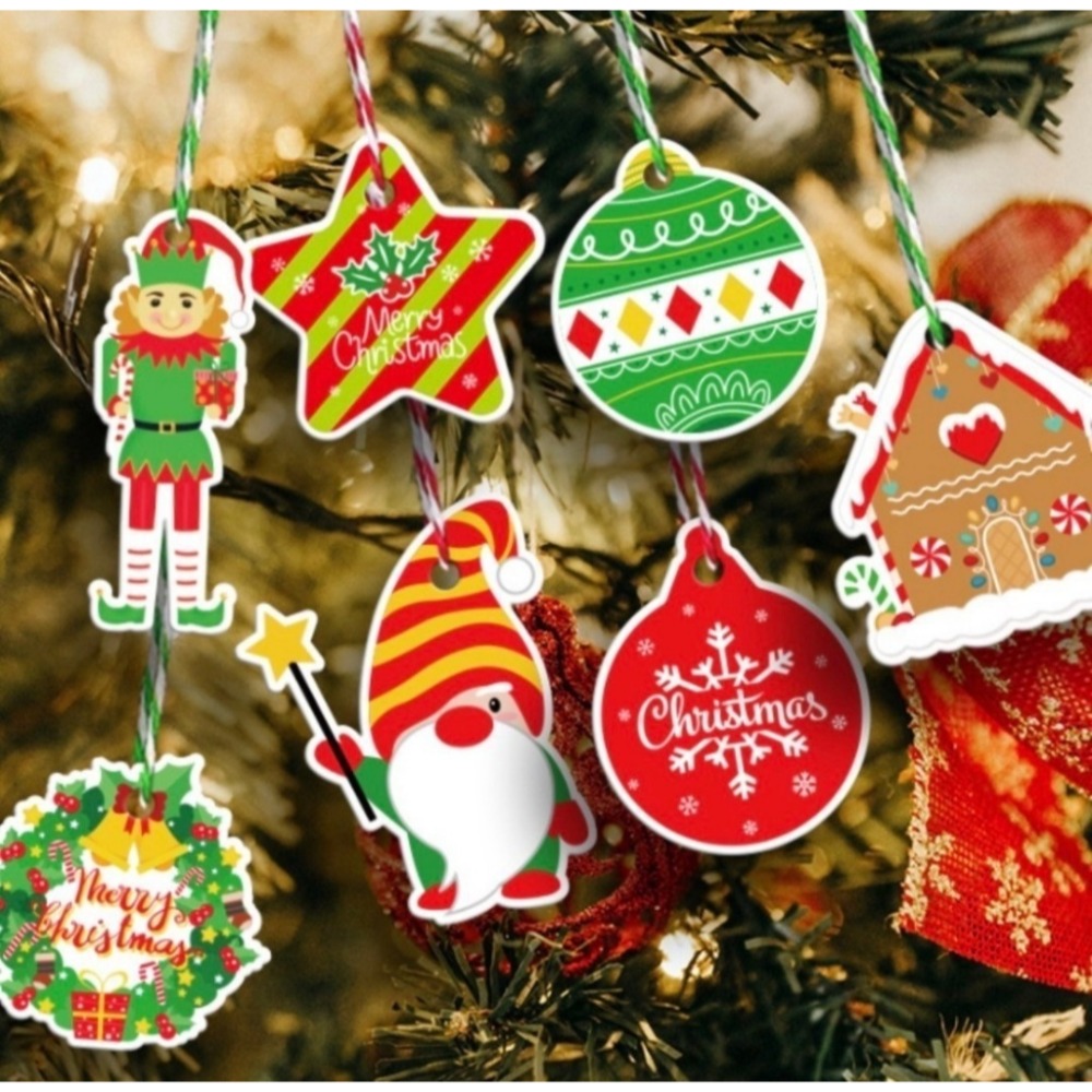 義大利MOLLY & REX聖誕派對許願祝福標籤小掛卡禮盒-細節圖2