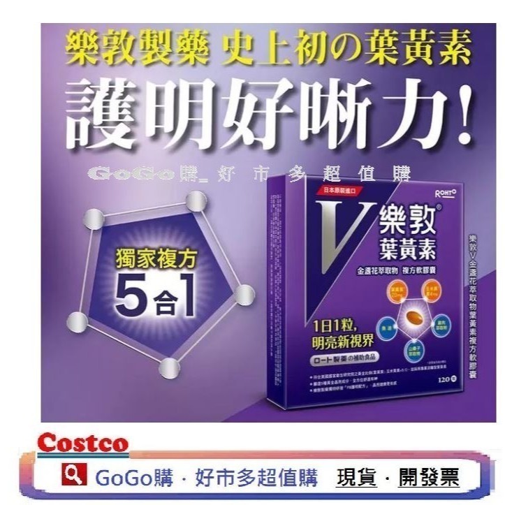 現貨不用等 樂敦V 金盞花萃取物葉黃素複方軟膠囊 60粒X2入 游離型葉黃素 樂敦 日本 葉黃素 好市多 魚油 玉米黃素-細節圖2