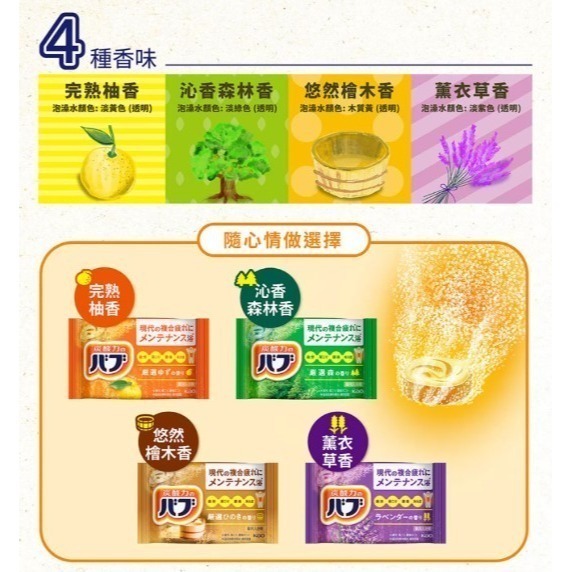 現貨 COSTCO 好市多 花王 BUB 碳酸泡澡錠 40公克 X 20入 泡澡錠 泡澡球 香氛錠 入浴錠 分售-細節圖4