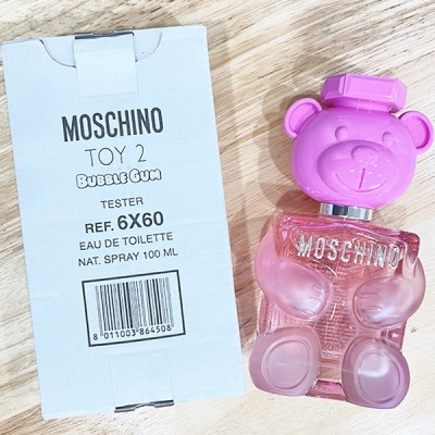 【超激敗】MOSCHINO 泡泡熊 女性淡香水 TESTER  100ML Bubble Gum-細節圖4