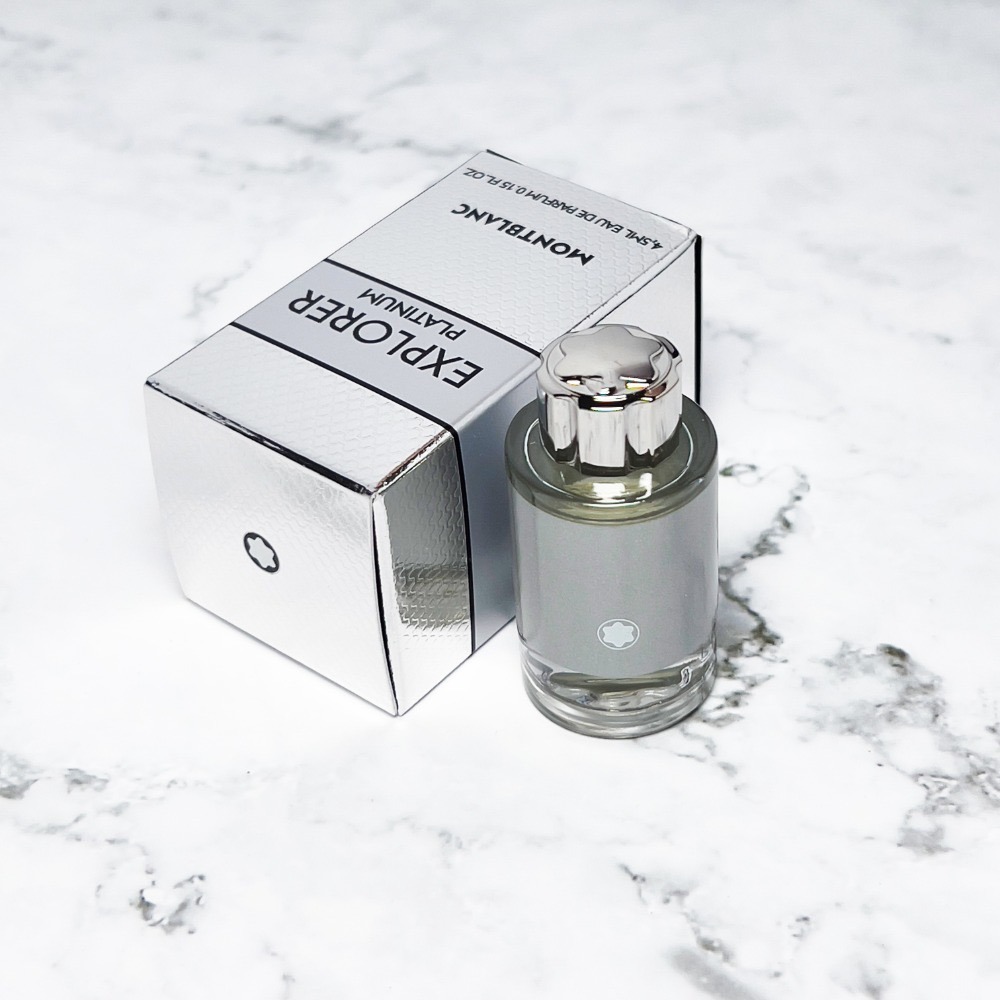 【超激敗】MONT BLANC 萬寶龍 極限探尋 男性淡香精 4.5ml 小香 沾式  Platinum-細節圖2