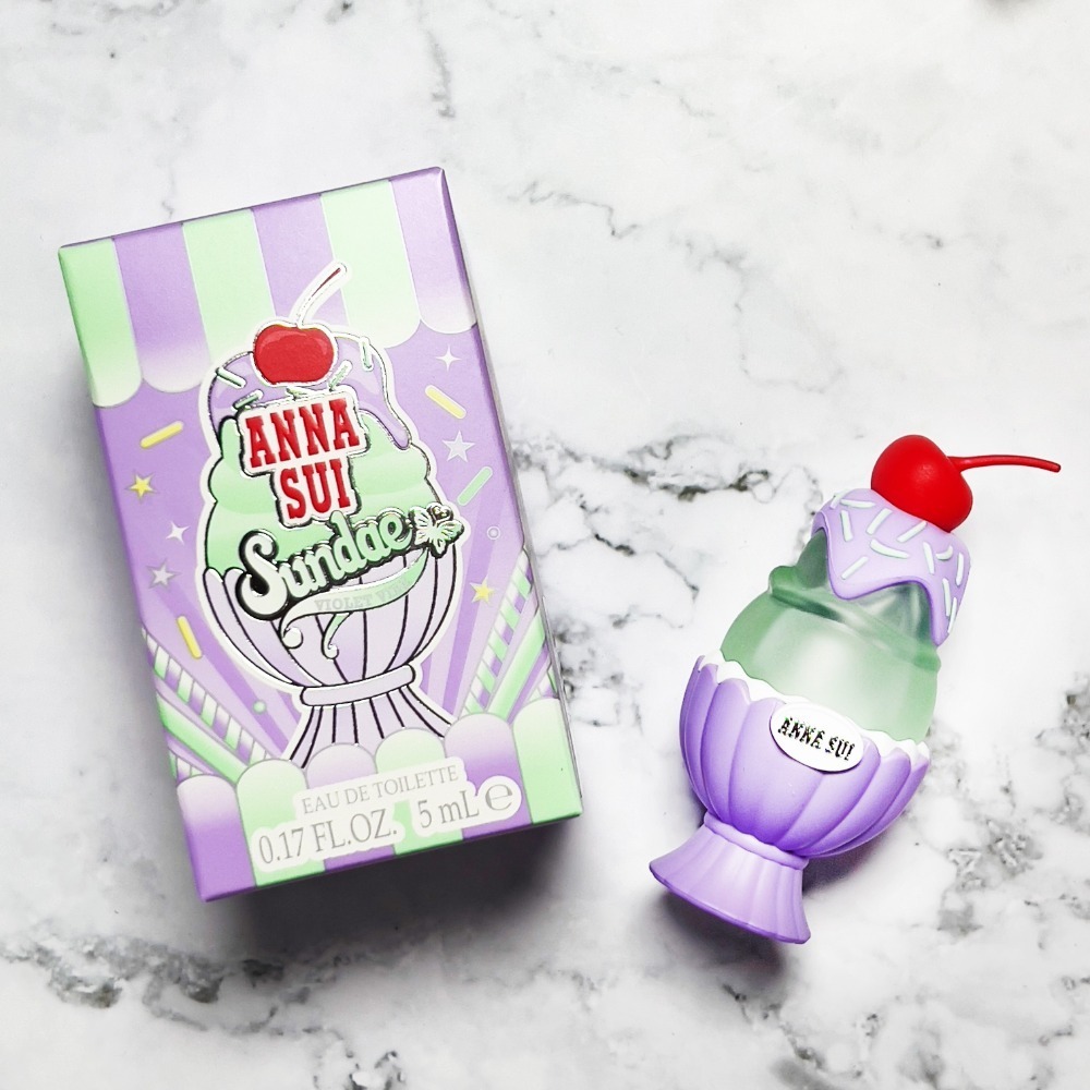 【超激敗】ANNA SUI 果漾聖代 淡香水 戀愛紫檸  5ML 小香 沾式  安娜蘇-細節圖2
